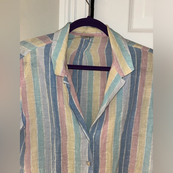 Rails Linen Top Medium EUC - Picture 2 of 6